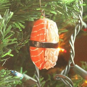 Sushi Christmas Tree Ornament