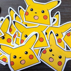Surprised Pikachu Sticker Meme
