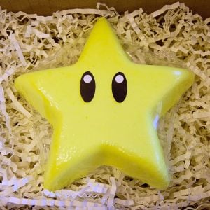 Super Mario Star Bath Bomb