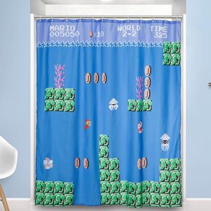 Super Mario Shower Curtain