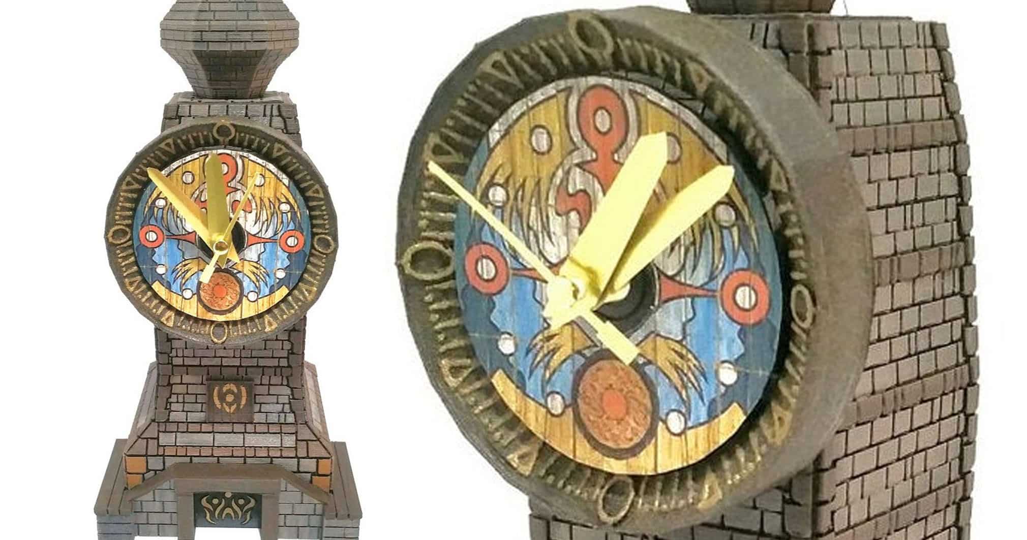 Произведение часы и зеркало. Majora's Mask Clock Tower. Majoras Mask часы. Старые часы маска. Деревянные часы "башня эльфов".