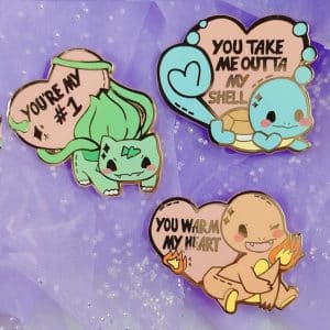 Pokemon Valentines Pins