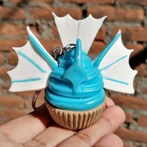 Pokemon eeveelution cupcake nøglering