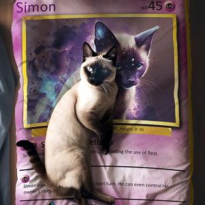 Custom Pet Pokemon Card Blankets